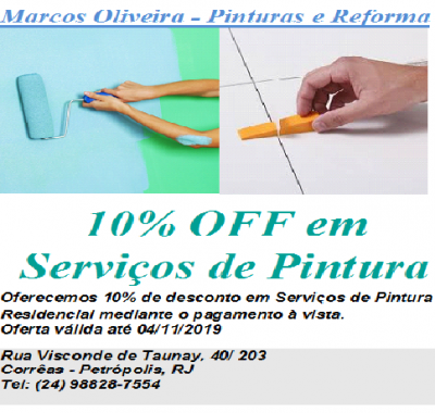 "Marcos Oliveira pintura e reforma"